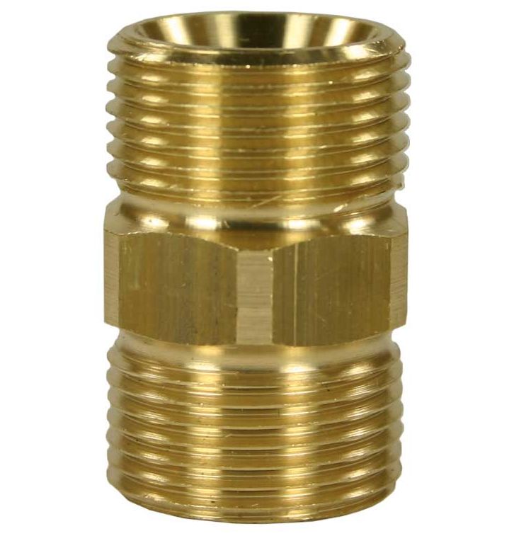 HD-Schlauchverbinder M22, Messing