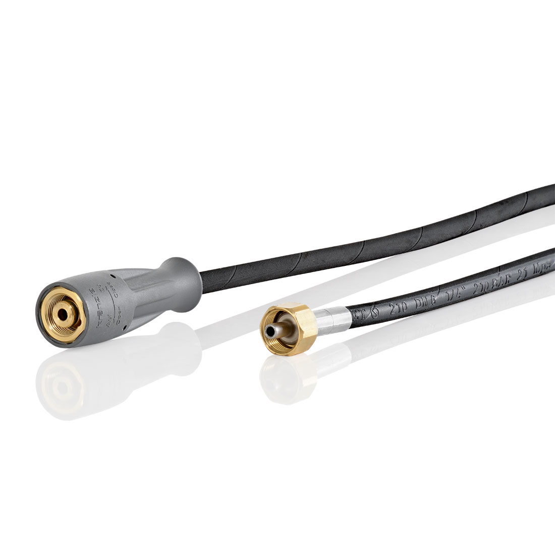 HD-Schlauch, 210 bar, NW6, sw, M22 15m für Tr.